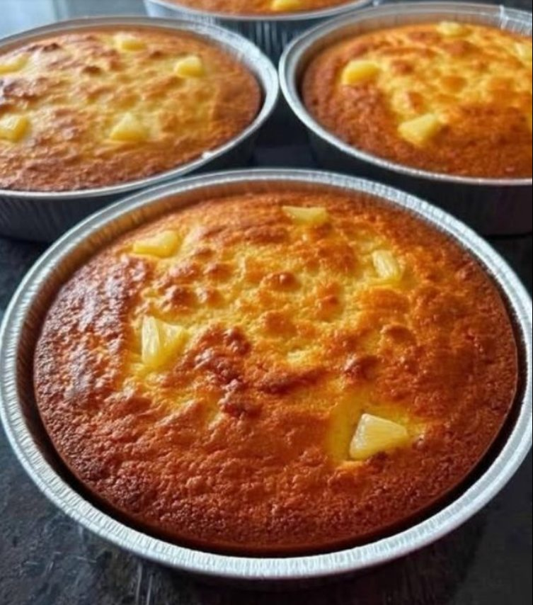 Pastel de piña al revés - Recetas Simple
